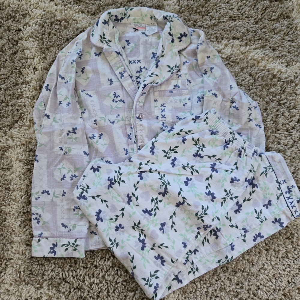 100% Cotton Flannel Pajama Set